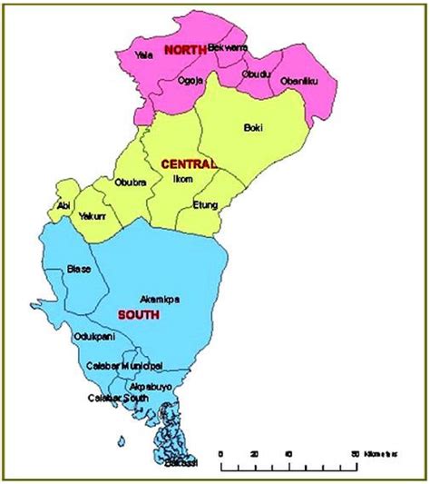 Map of Cross River State | Download Scientific Diagram