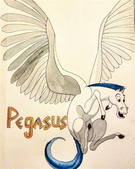 #30daysofhorses #horse #pegasus #hercules #disney | Disney art ...