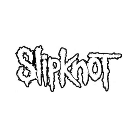 Slipknot Logo Sketch Coloring Page