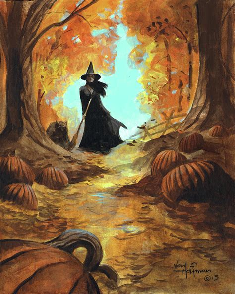 The Witch Walk Painting by Mike Hoffman - Fine Art America