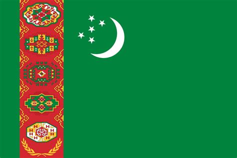 Flag of Turkmenistan | Meaning, Colors & History | Britannica