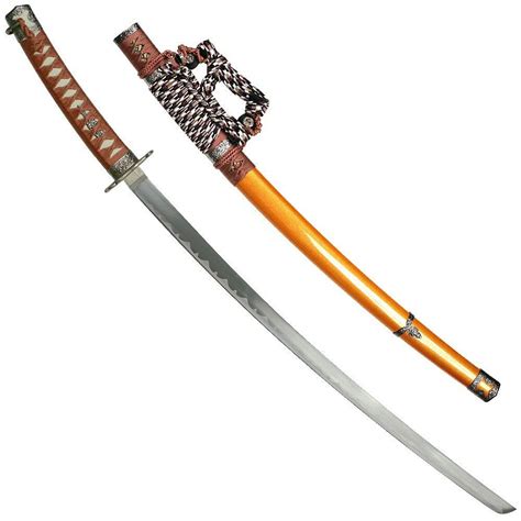 Japanese Samurai Sword 39 Inch Gold Jintachi Sword Katana blade Scabbard , Saya | eBay