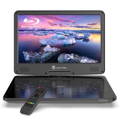 Buy WONNIE 16.9inch Blu Ray DVD Player, Portable DVD Player with 14.1 1080p HD Screen,Portable ...