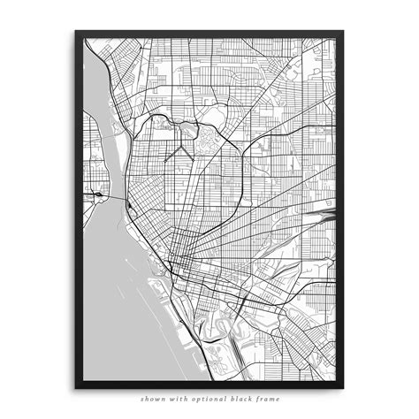 Buffalo New York Poster – City Map Decor