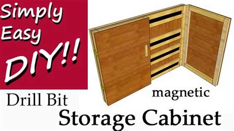 Simply Easy DIY: Drill Bit Storage Cabinet