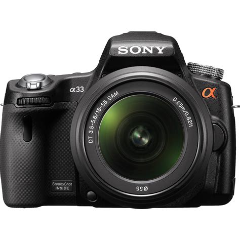 Sony Alpha DSLR-SLT-A33 Digital Camera W/18-55mm Lens SLT-A33L