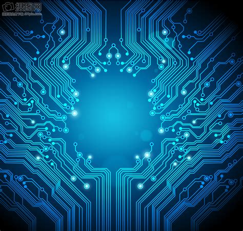 Blue Circuit Technology Background Design Texture Download Free | Banner Background Image on ...