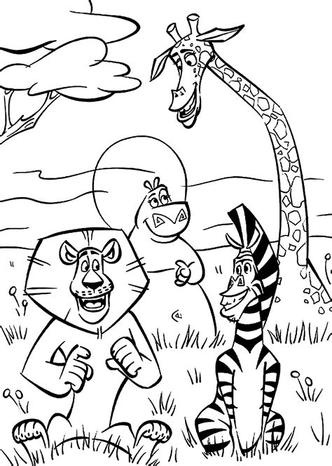 Madagascar Coloring Pages - Best Coloring Pages For Kids