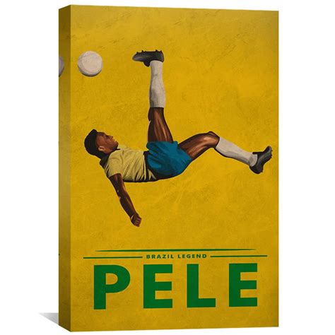 Pele Bicycle Kick Canvas – ClockCanvas