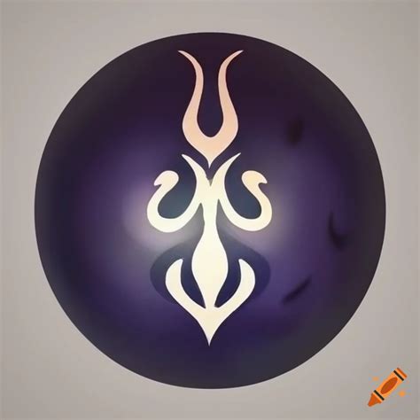 Nyx goddess symbol, minimalistic on Craiyon