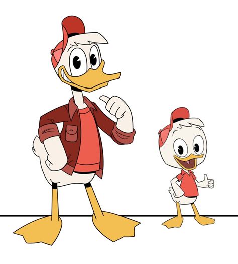 Pictures of grownups Huey, Dewey, Louie and Webby from new DuckTales - YouLoveIt.com