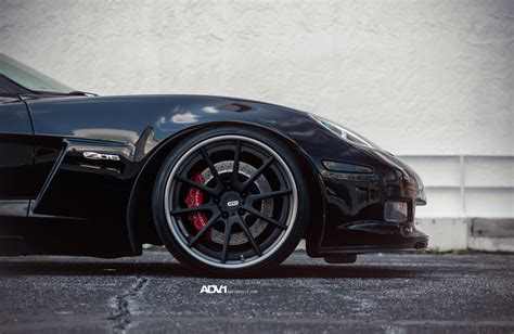 Striking Looks of Chevy Corvette Z06 Sitting on Black Custom Wheels — CARiD.com Gallery