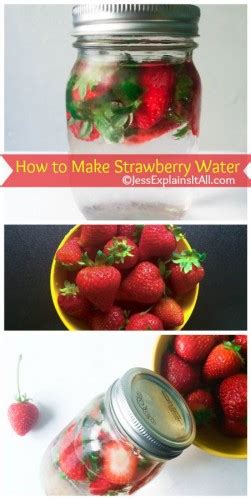 How to Make Strawberry Water - Benefits of Strawberry Infused Water