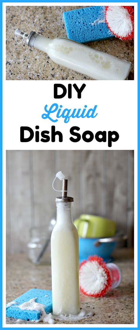 DIY Liquid Dish Soap- All-Natural Homemade Soap