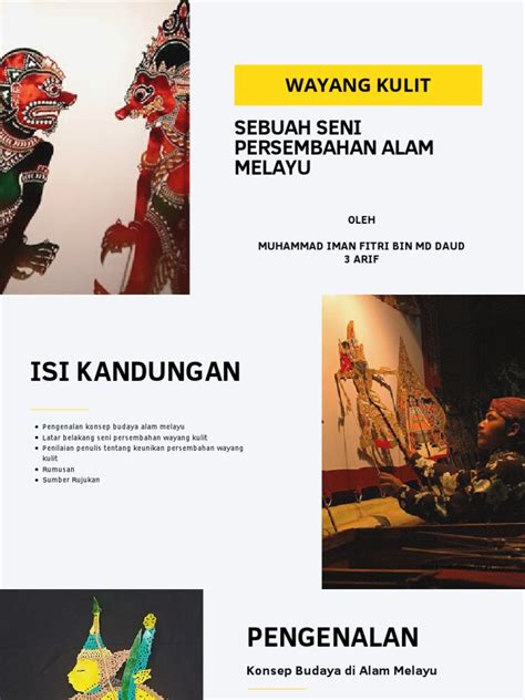 SENI PERSEMBAHAN ALAM MELAYU | PDF