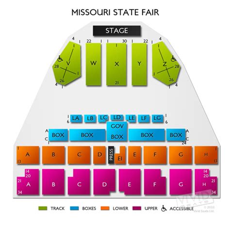 Missouri State Fair Seating Chart | Vivid Seats