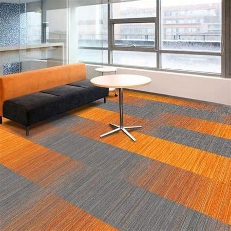 Polyester Office Floor Carpet Tile For Flooring Thickness 10 12 Mm Rs 110 Square Feet Id 16333819033