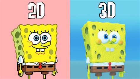 Spongebob 3d Model Comparison SpongeBob Comparison Charts, 48% OFF