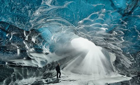 A stunning ice cave in Iceland - Mirror Online