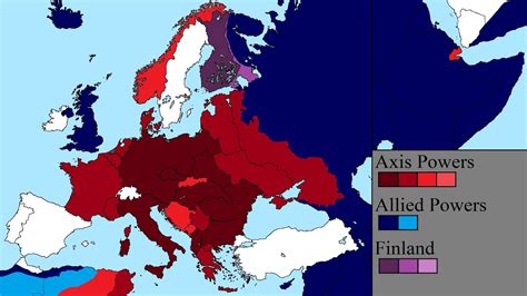 Axis Powers Map Ww2