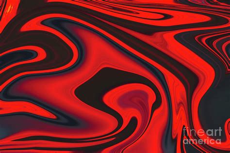 Red Abstract Marble Art Digital Art by Juan Alfonso Solis | Fine Art America