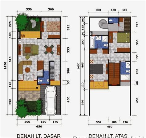 Denah Rumah 2 Lantai Type 21 Modern Minimalis – Modafinil24