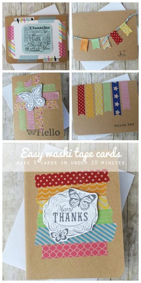 Washi Tape Cards