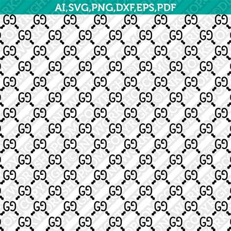 Gucci Fashion Pattern SVG Cricut Cut File Sticker Decal Clipart Png – DNKWorkshop