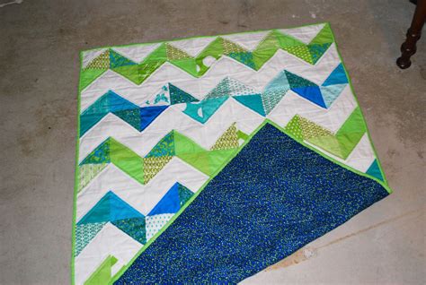 Lime Green & Turquoise Blue Quilt - Dusty & Marlina