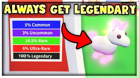 How to ALWAYS HATCH A LEGENDARY PET in Adopt Me! WORKING METHOD 2020 (Roblox)