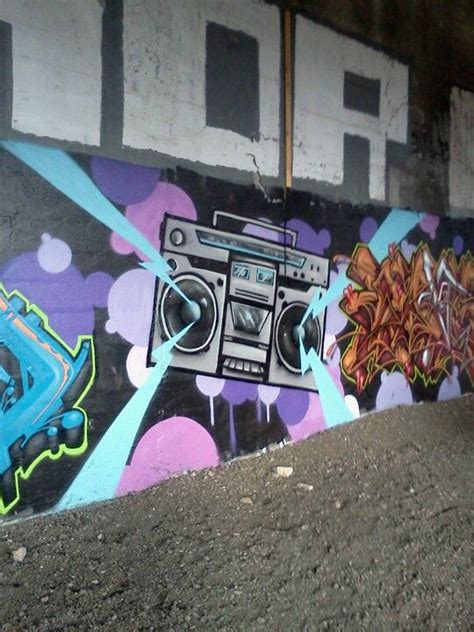 Boombox | Graffiti art, Street art, Urban art