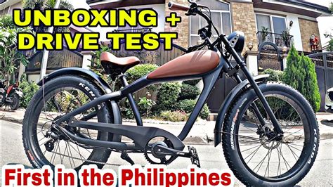 Unboxing Cafe Racer 26 Inch Fat Tire Ebike 48V 750W Electric Bike - YouTube