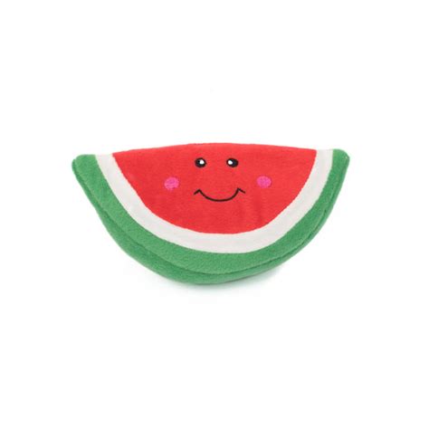 Watermelon Plush Dog Toy – Canine Compassion Bandanas