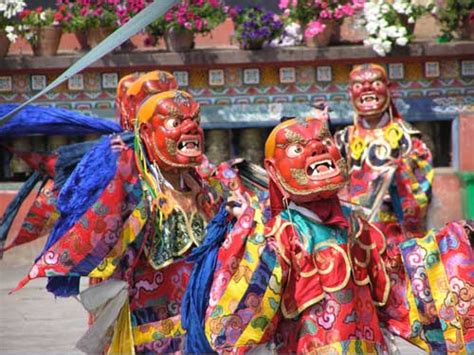 Tibetan Buddhist Lama Dance | Buddhist Art, Thangka Painting & Courses by Carmen Mensink