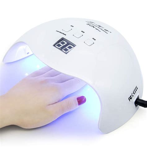 Buy Gel UV LED Nail Polish Lamp, LKE Nail Dryer 40W LED Light with 3 ...