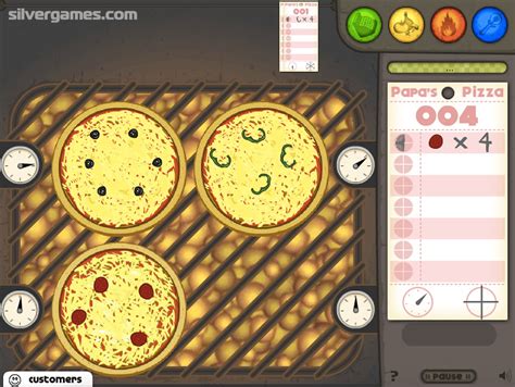 Papa's Pizzeria - Play Papa Pizzeria Game Online