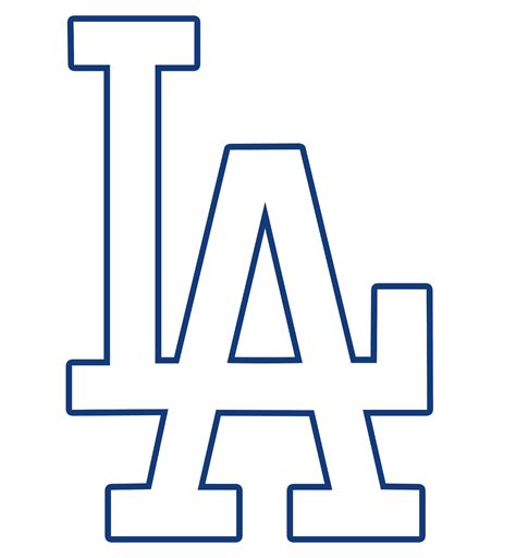 Los Angeles Dodgers Logo Png Smooth Edges