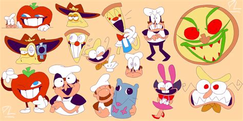 Pizza tower drawings | Fanart by PLANEZERR on DeviantArt