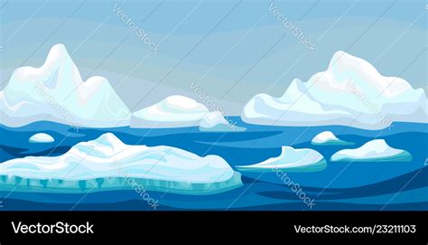 Melting Iceberg Cartoon