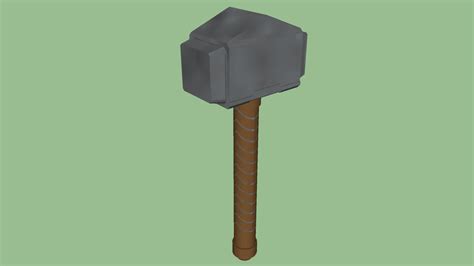 Mjolnir (Thor's hammer) | 3D Warehouse