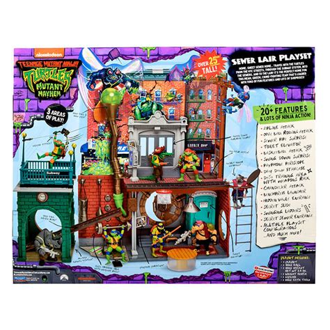 TMNT Movie Sewer Lair Playset | TMNT Mutant Mayhem | Prima Toys