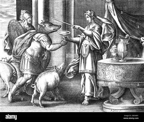 Odysseus And Circe Pigs