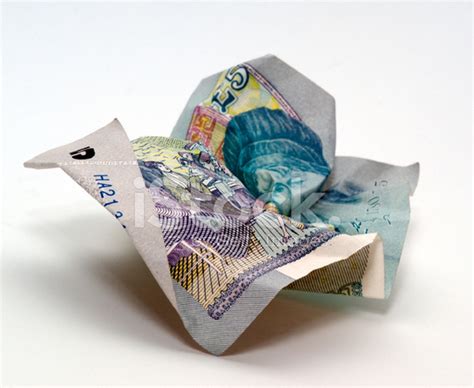 Fiver, British Five Pound Note Crumpled Stock Photo | Royalty-Free | FreeImages