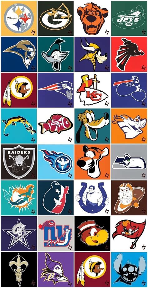 Disney NFL teams! LOL | Nfl funny, Nfl football helmets, Nfl football teams