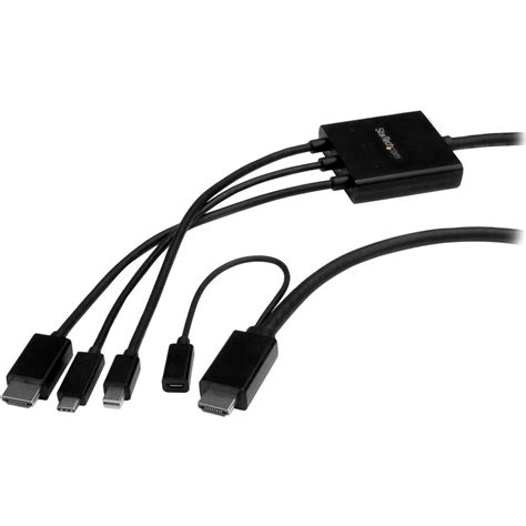 Startech .com USB-C HDMI Cable Adapter6 ft / 2m4KThunderbolt CompatibleHDMI / USB C / Mini ...