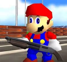 mario gun Blank Template - Imgflip