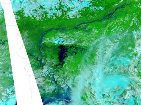 The Brahmaputra River floods Northeast India : Natural Hazards