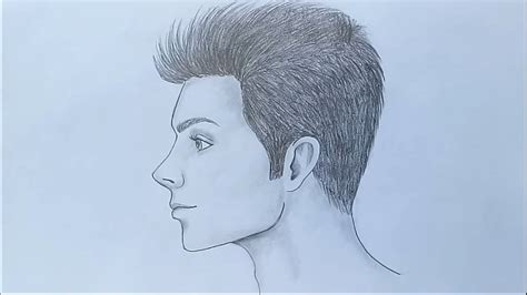 Male Hair Drawing Side View Boy hair drawing reference kumpulan soal pelajaran 5