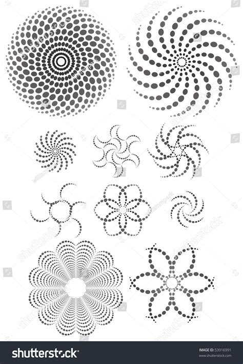 Dots Patterns Stock Vector 53916991 : Shutterstock