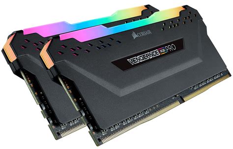 VENGEANCE® RGB PRO 16GB (2 x 8GB) DDR4 DRAM 4600MHz C18 AMD Ryzen Memory Kit — Black